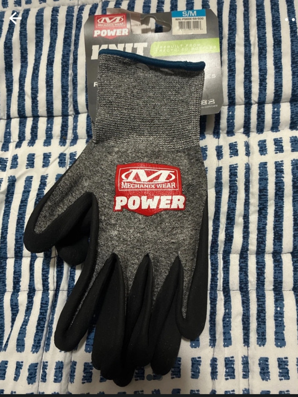 Mechanix Wear Power Knit Work Gloves - Gray/Black (Men's)